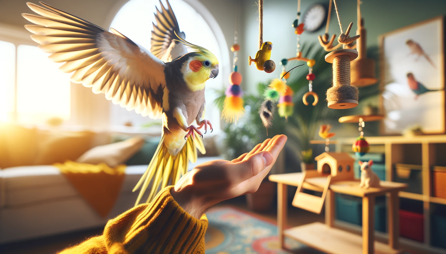 Cockatiel Exercise and Play